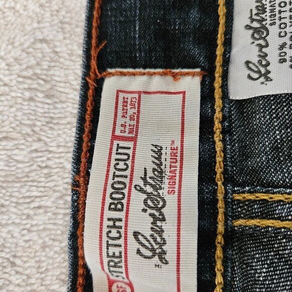 Levi Strauss & CO Women Denim High Rise Boot Cut Blue Jeans Size 18W - Picture 6 of 7
